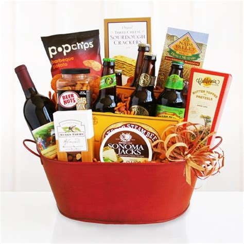 Cheers Beer & Wine Gift Basket at Gift Baskets Etc