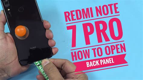 Redmi Note 7 Pro How To Open Back Panel Disconnect Battery