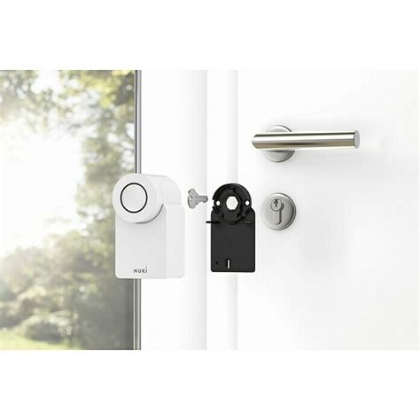 Nuki Elektronisches T Rschloss Smart Lock Wei Bauhaus