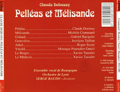 Afina Tus Oidos Debussy Pell As Et M Lisande Baudo