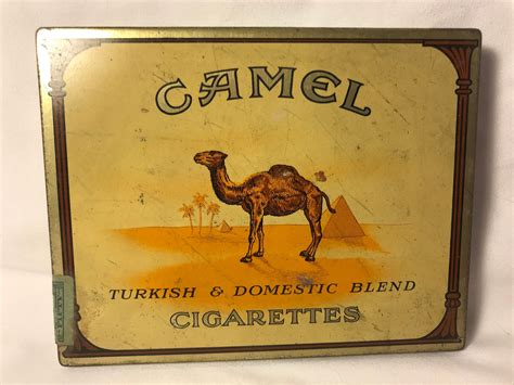 Vintage Camel Cigarette Tin Etsy