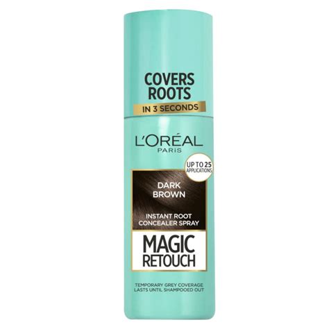 SPREJ ZA NARASTKEK TEMNO RJAV MAGIC RETOUCH LOREAL 75ML Razpršilo za