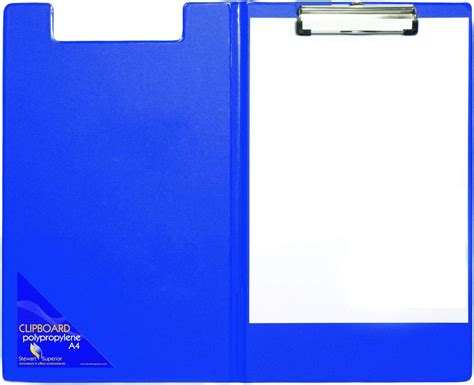 Q Connect Foolscapa4 Pvc Fold Over Clipboard Red Uk