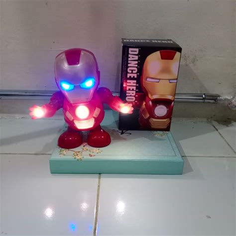 Jual Mainan Robot Ironman Iron Man Robot Joget Shopee Indonesia