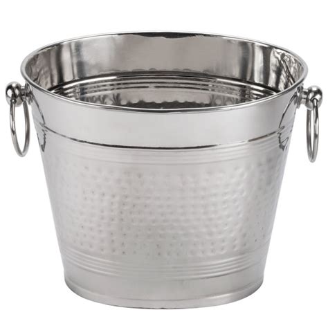 American Metalcraft O2BWB 7 Qt Stainless Steel 2 Bottle Wine Bucket