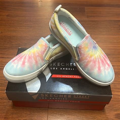 Skechers Shoes Skechers Street Tie Dye Slip On Sneakers Poshmark