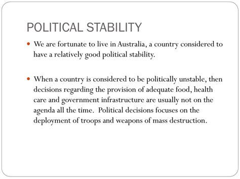 Ppt Political Stability Powerpoint Presentation Free Download Id