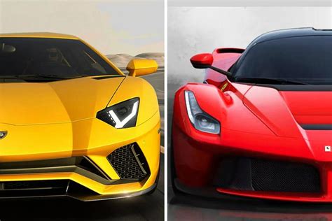 Diferencias Ferrari Vs Lamborghini Rendimiento Diseño Y Filosofía