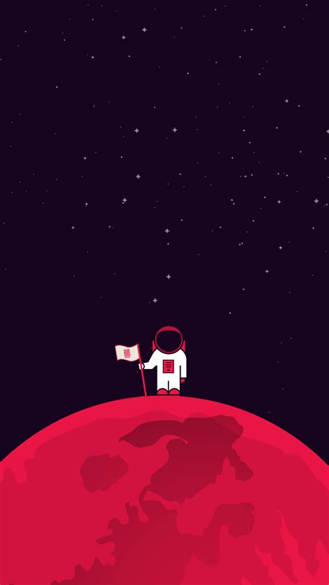 Minimalist Wallpaper Astronaut Wallpaper Space Iphone