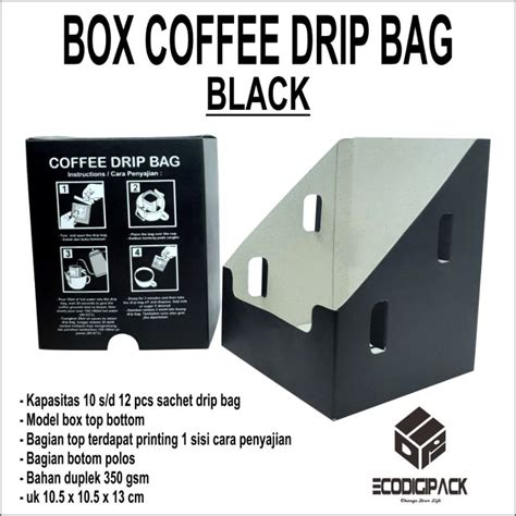 Jual Outer Box Coffee Drip Bag Filter Kemasan Kardus Kopi Filter Drip