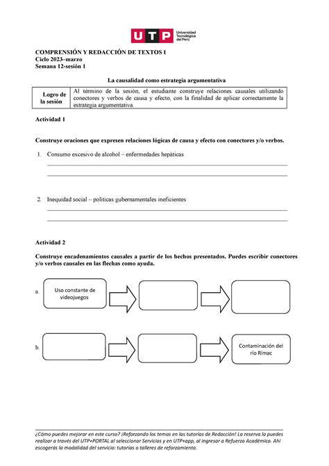 S12 S1 La Causalidad Como Estrategia Discursiva 2023 Marzo