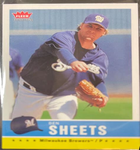 Ben Sheets Prices Fleer Tradition Baseball Cards