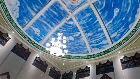 Inside the Mosque in Jakarta Indonesia Stock Image - Image of landmark ...