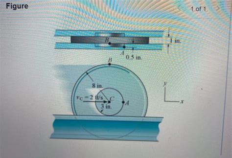 Solved Problem The Wheel Rolls On Its Hub Without Chegg