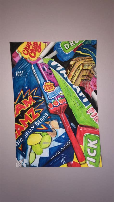 Gcse Art Final Piece Gcse Art Sweets Art Gcse Art Sketchbook