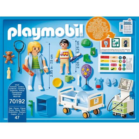 Playmobil City Life Childrens Hospital Room Playset