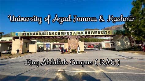 King Abdullah Campus University Of Azad Jammu Kashmir KAC