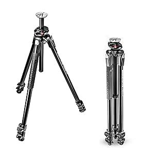 Manfrotto Dual Aluminum Section Tripod Kit With Way Head