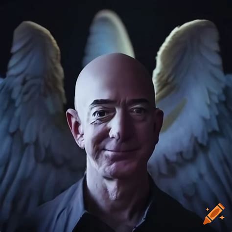 Jeff Bezos As An Angel With Wings On Craiyon