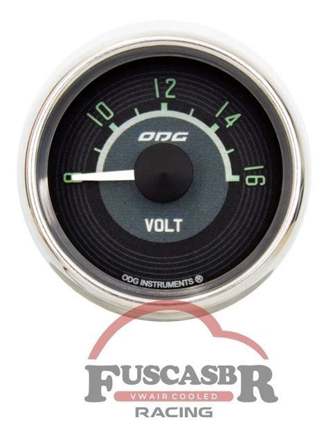 Indicador Fusca Voltímetro 52 Mm Odg Full Color 7 Cores Parcelamento