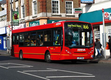 London Bus Routes Route 166 Epsom Hospital Banstead West Croydon