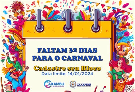 Not Cia Cadastro De Blocos Para O Carnaval Turismo Cultura