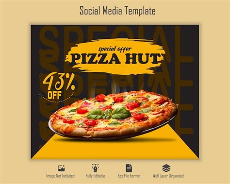 Premium Vector Vector Pizza Food Social Media Promotion And Instagram