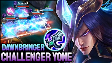 Wild Rift Dawnbringer Yone Gameplay Challenger Ranked Youtube