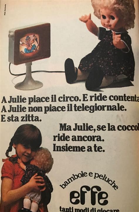 Julie Effe Bambole Franca Bambole Giocattoli Anni 70 Bambola Vintage