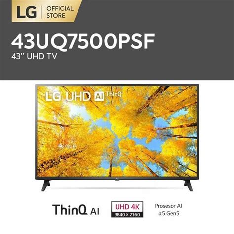 Jual Led Tv Lg Uq Uhd K Smart Tv Inch Uq Psf Khusus