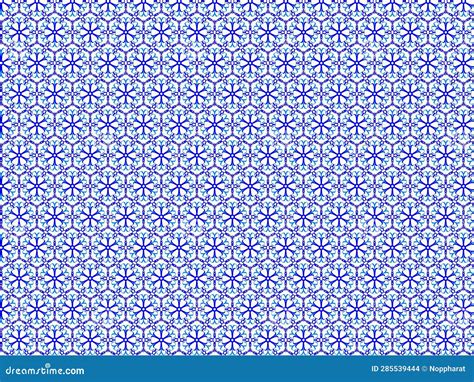 Abstract Blue Line Pattern Image on White Background Stock Illustration ...