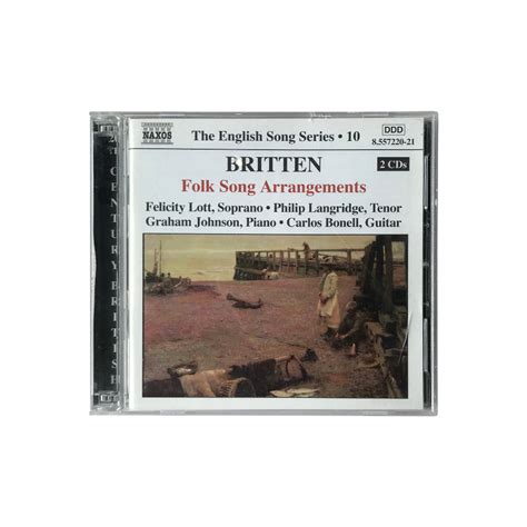 Britten Folk Song Arrangements Series 10 Cd Shopee Philippines