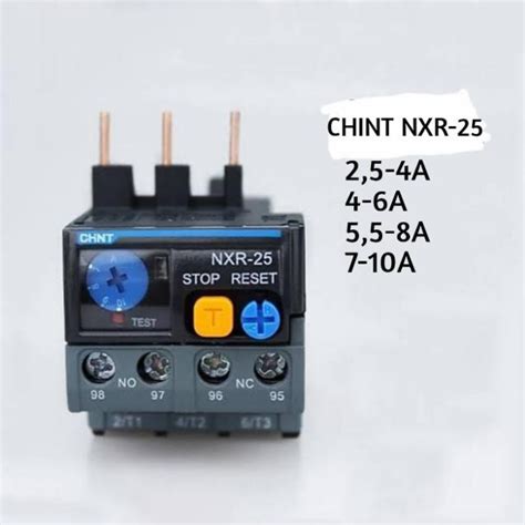 Thermal Overload Relay Chint Nxr Guarantee Shopee