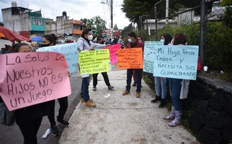 Queremos quimios y medicamentos exigen padres de niños con cáncer