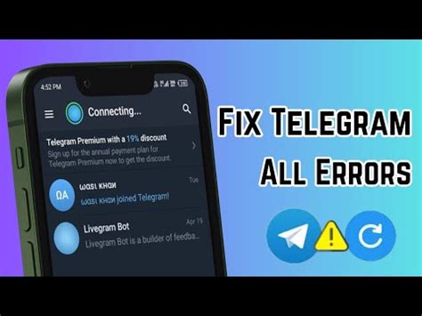 Fix Telegram Updating Problem Telegram Connecting Error Youtube