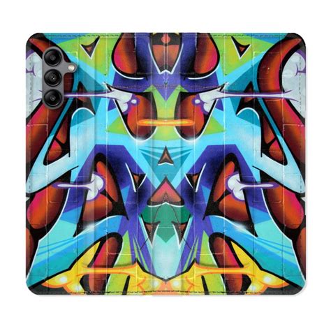 Housse Cuir Portefeuille Samsung Galaxy A S Street Art Graf Color