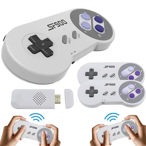 Console De Jeu Vid O R Tro Avec R Cepteur Sans Fil Super Nintendo SNES