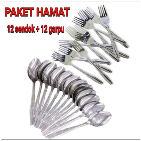 Jual Sendok Makan Stainless Happy Fun Lusin Pcs Shopee Indonesia