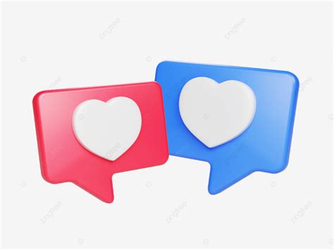 Heart Emoji In Dialog Chat Box Emoji Social Media Hearts Png