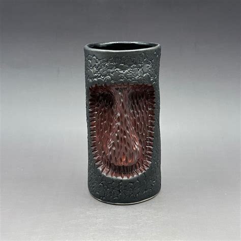 Woodgrain Carved Moai Tiki Mug Handmade Etsy