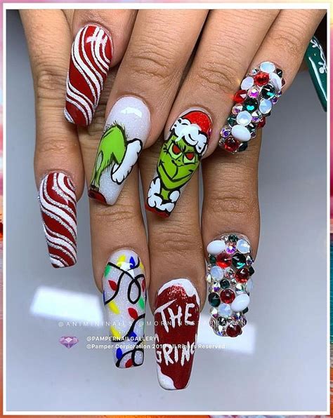 Amazon Beauty Personal Care Christmas Nail Art Designs Christmas