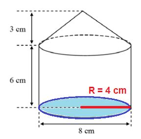 Eear Cfs A Figura Composta De Um Cone E Um Cilindro Ambos