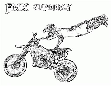 Dirt Bike Racing Coloring Pages Coloring Free Coloring Free