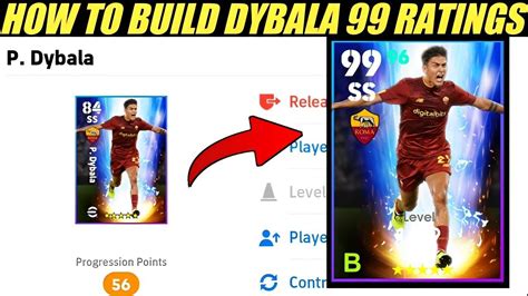 How To Train Dybala 99 Ratings Efootball 2023 Mobile Youtube