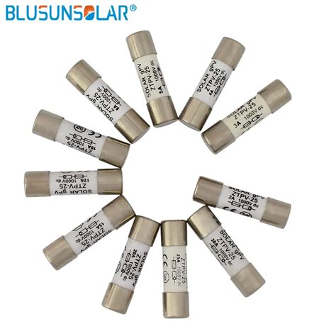 1000 V 10 38 MM 1A 2A 8A 10A 12A 15A 20A 25A 30A DC PV