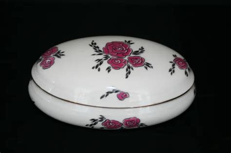 Bonbonni Re Ancienne En Porcelaine De Limoges Art D Co Eur