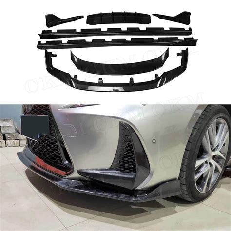 Carbon Fiber Front Bumper Lip Spoiler Protector Body Kits For Lexus