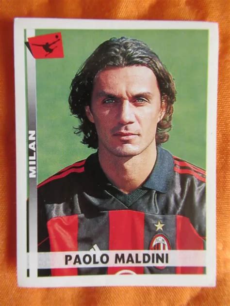 Figurina Sticker Panini Calciatori Paolo Maldini Milan N