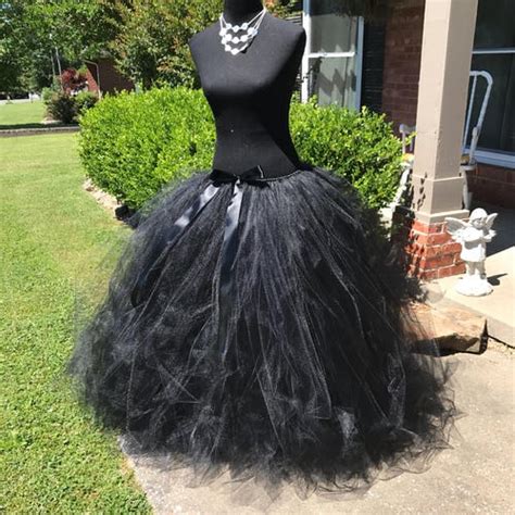 Solid Black Bridal Tutu Maternity Tutu Adult Tutu Skirt Etsy