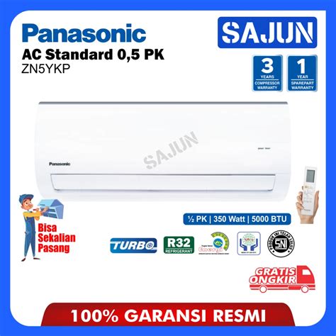 Jual Panasonic Ac Split Pk Cu Zn Ykp Ac Panasonic Pk Freon R